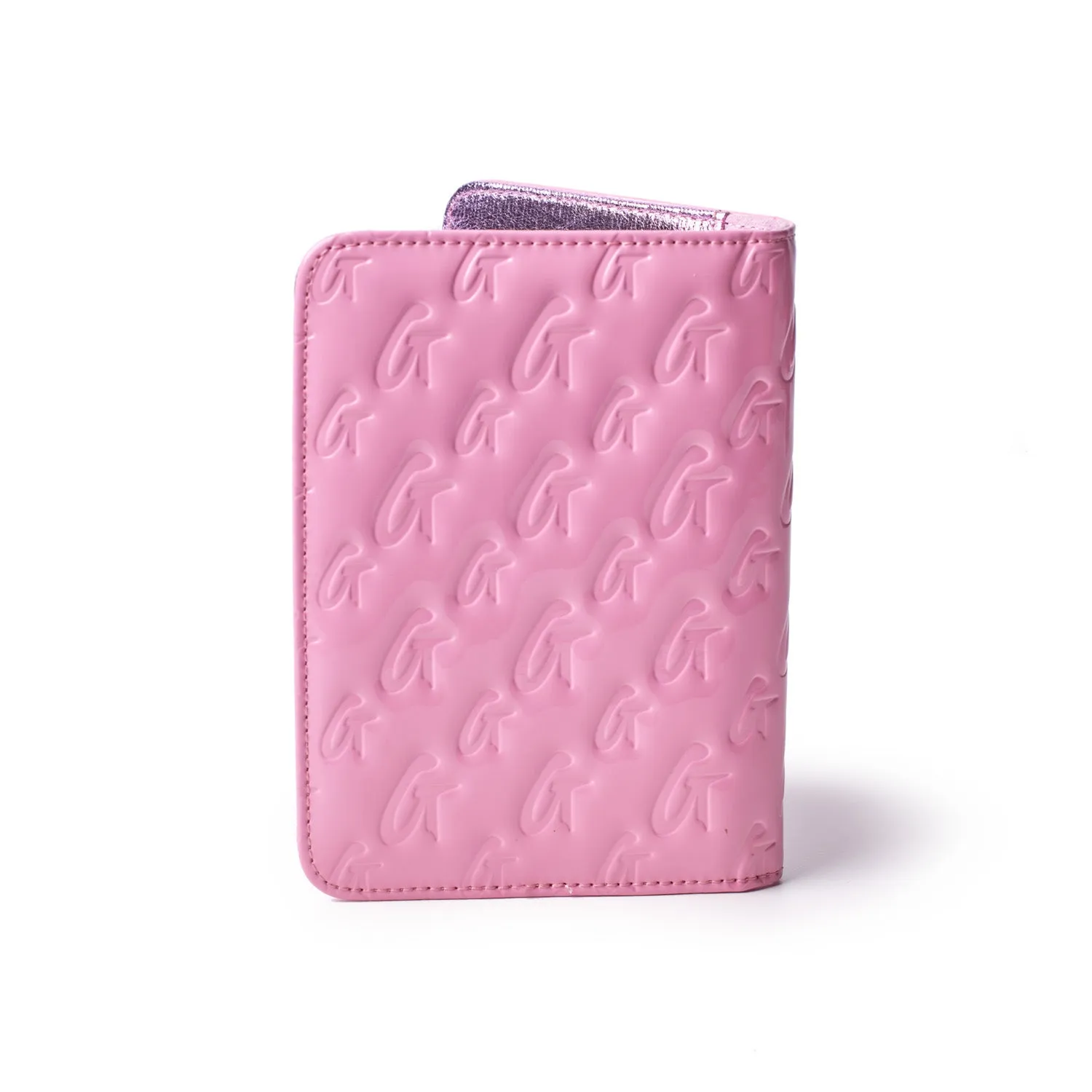 MONOGRAM PASSPORT HOLDER - MIRROR PINK