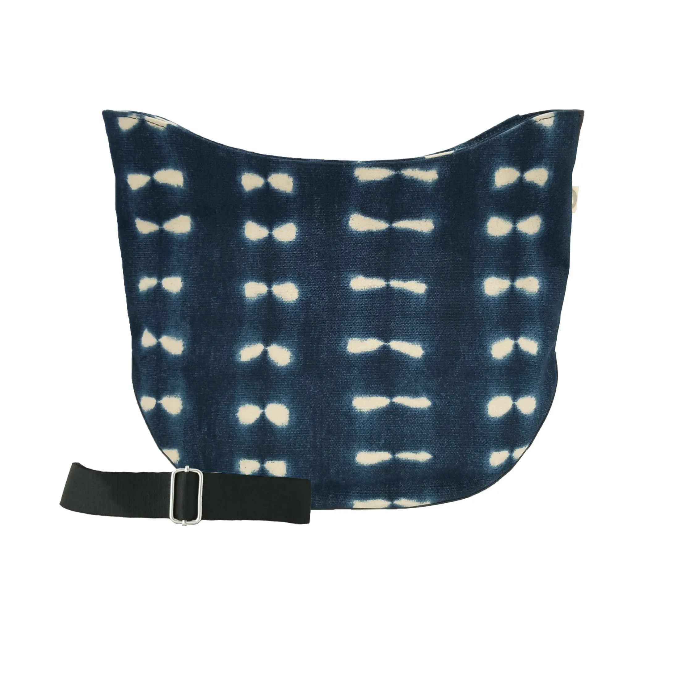 Monogram Stripe City Bag: Blue Shibori