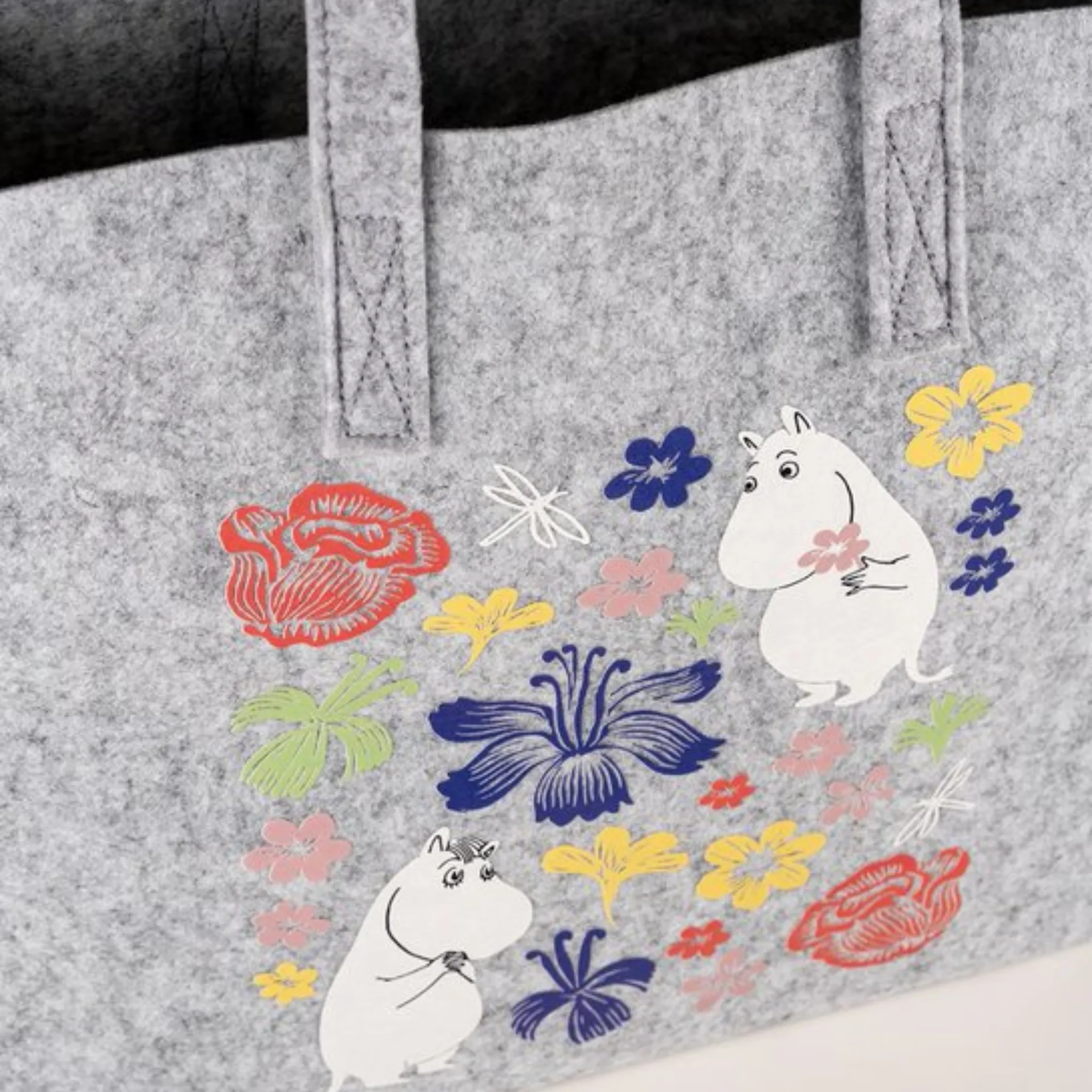 Moomin Tote Bag - Flowers