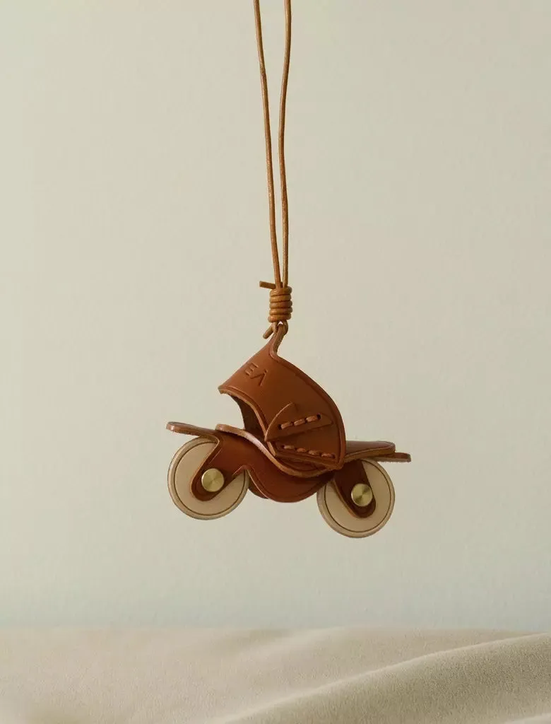 Motorcycle Leather Bag Charm