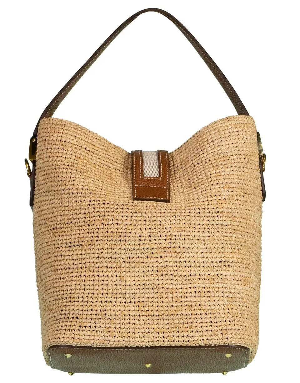 Murphy Raffia Bucket Bag