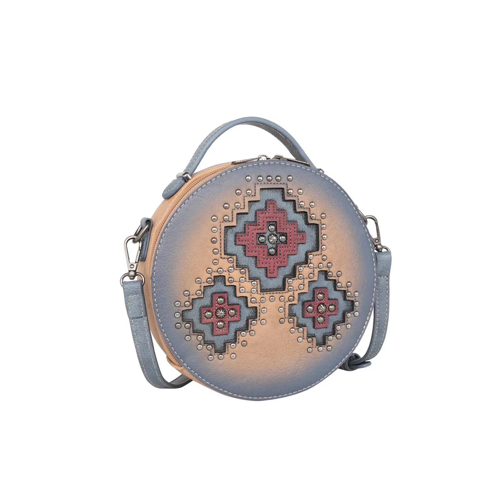 MW1220-118 Montana West Cut-out Aztec Collection Circle Bag/Crossbody