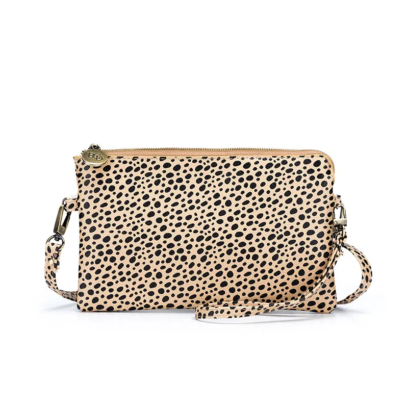 Nina Pebbled Crossbody/Clutch