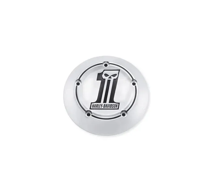 NUMBER ONE SKULL AIR CLEANER TRIM (CHROME)