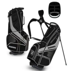 Oakland Raiders WinCraft "Grid Iron III" 6-Way Stand Golf Bag