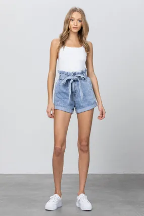 Paper Bag High Waisted Short