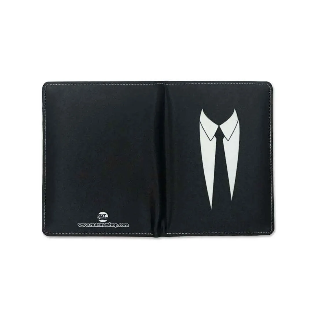 Passport Cover Travel Wallet Organizer  For Men - Suit Up