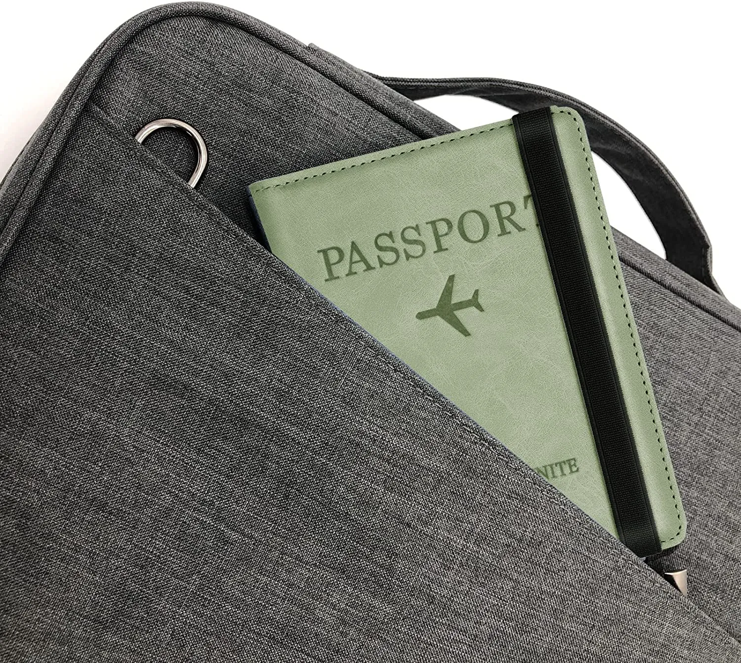 Passport Holder Cover, PU Leather RFID Travel Wallet Case Passport Cover Credit Cards, Boarding Passes