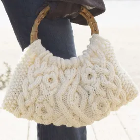 Patons Knit Cabled Bag