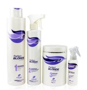 Perfect Blonde Collection Restore Repair Ultimate Treatment Kit 4 Itens - Adlux