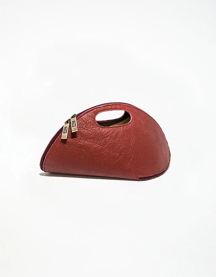 PINATEX SHELL Bordeaux Bag