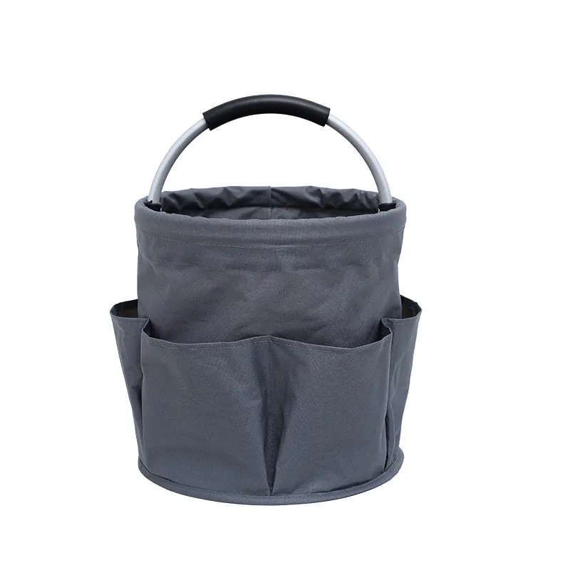 PORTABLE PICNIC BASKET OUTDOOR BEACH BASKET PORTABLE FOLDABLE STORAGE WASH BAG SHOWER BASKET HOME SHOPPING BASKET