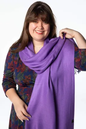 Purple Pashmina Scarf