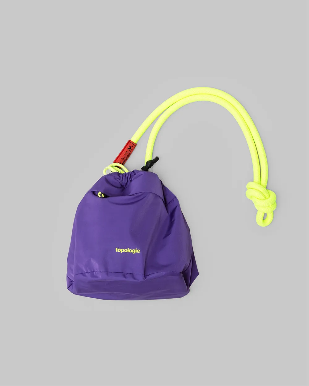 Reversible Bucket / Electric Purple / Neon Yellow (Tech Sateen) / 10mm Rope / Neon Yellow Solid