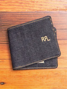 Selvedge Denim Bifold in Indigo