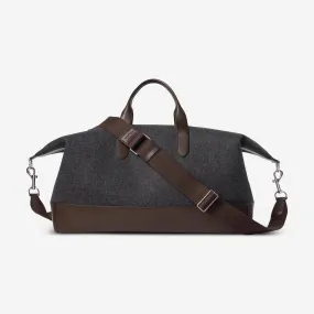 Shinola Canfield Classic Grey Felt Duffle Bag 20227980