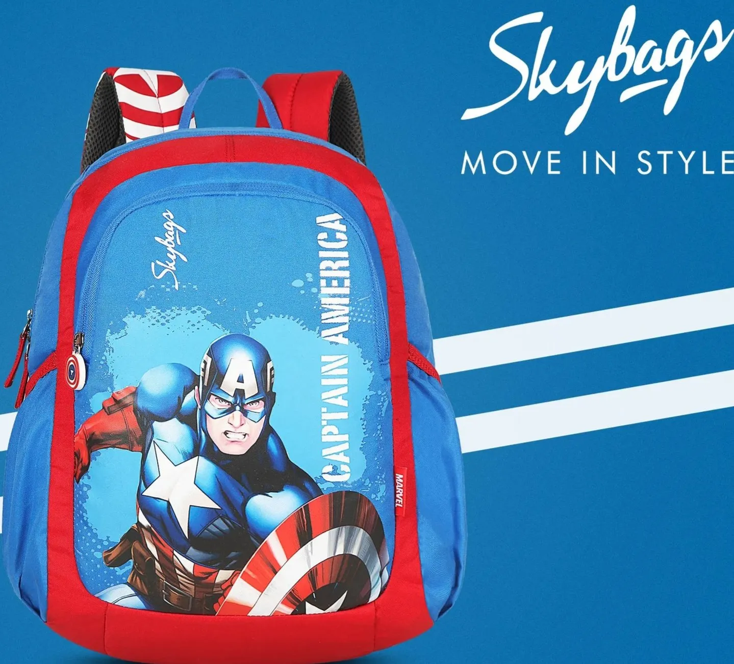 Skybags Marvel Champ 02 (Red)