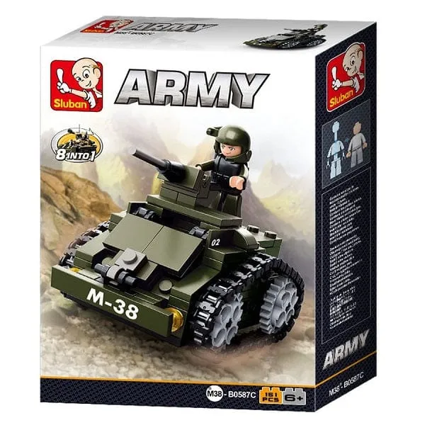 Sluban - B0587C Armoured Vehicle Toy