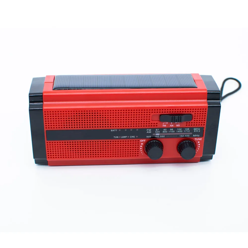 Solar Emergency Radio AM/FM/NOAA & LED Flashlight 5000mAh XSY320 Stealth Angel Survival