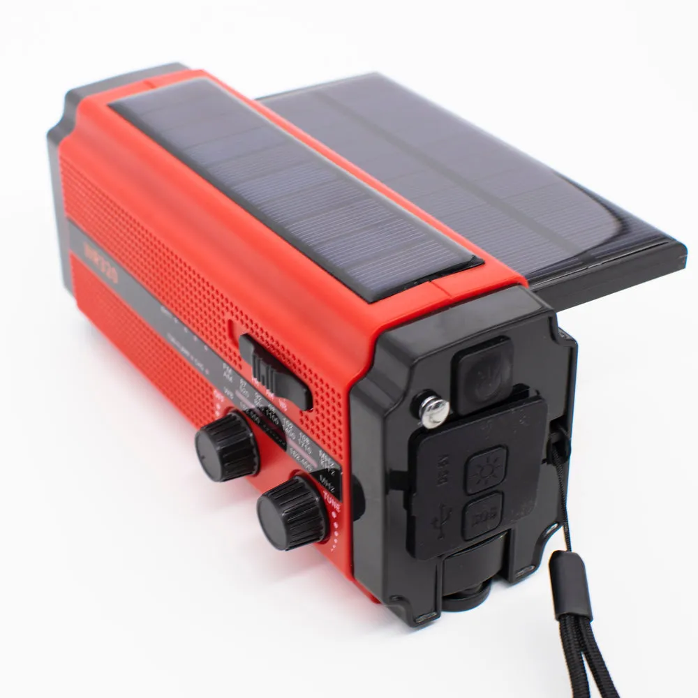 Solar Emergency Radio AM/FM/NOAA & LED Flashlight 5000mAh XSY320 Stealth Angel Survival