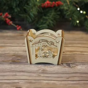 Tealight Holder - Nativity