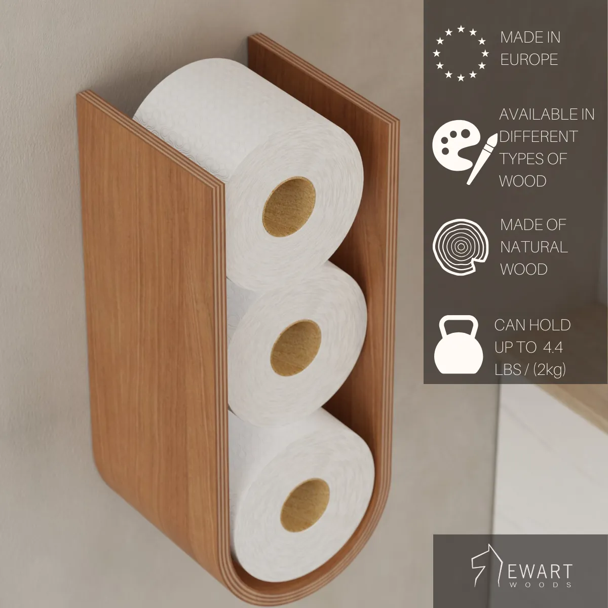 Toilet Paper Holder U shape