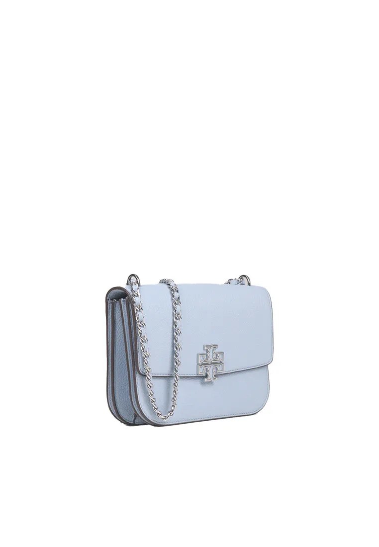 Tory Burch Britten Crossbody Medium In Blue Mist 140967