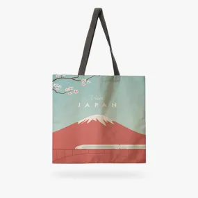 Tote Bag With Mount Fuj