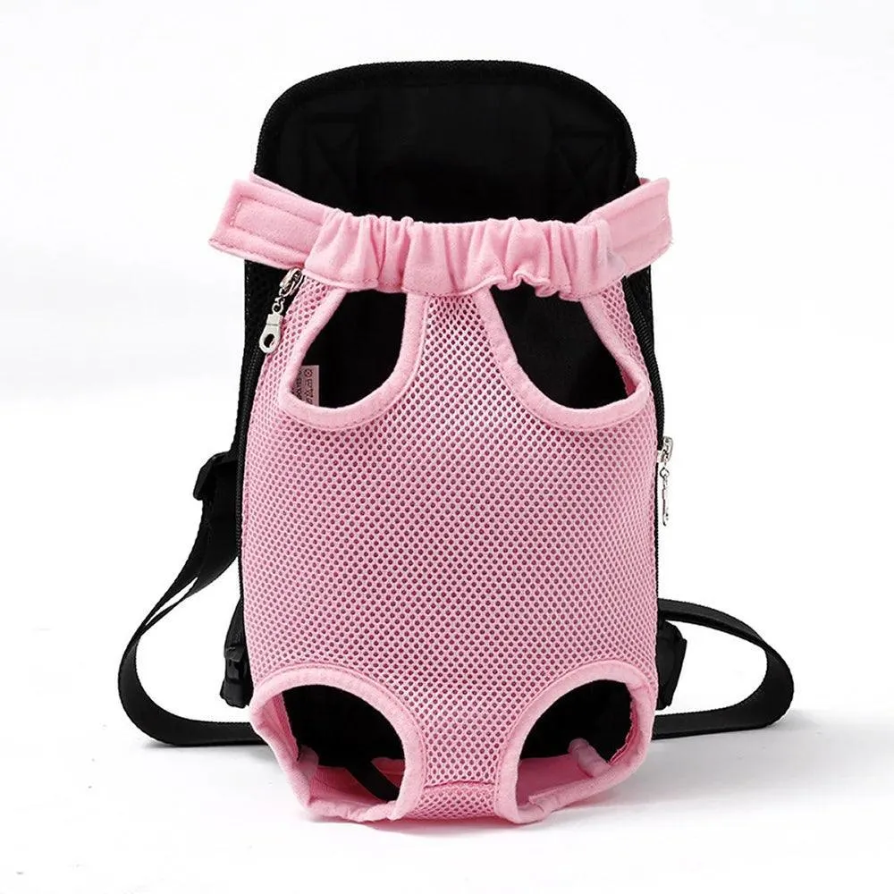 Ventilated Mesh Pet Backpack: Ideal Carrier for Hiking and Outings