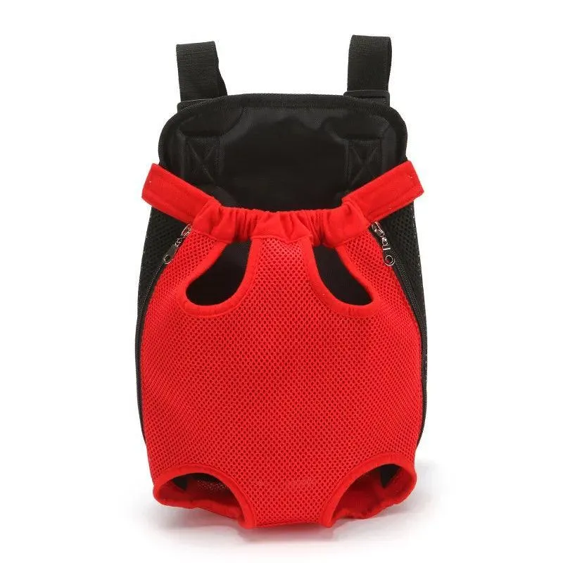 Ventilated Mesh Pet Backpack: Ideal Carrier for Hiking and Outings