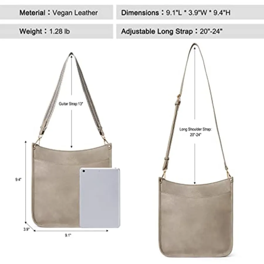 Versatile Elegance: Vegan Leather Crossbody with Adjustable Strap