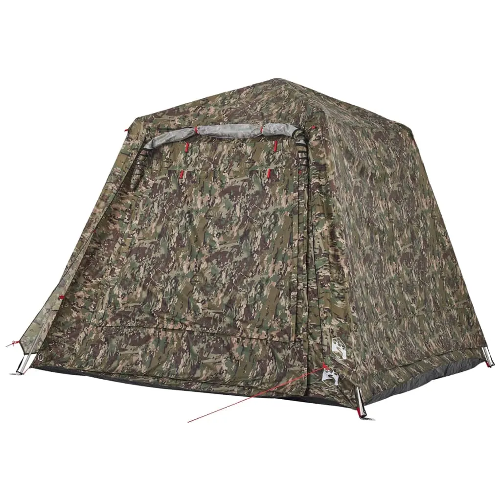 vidaXL Fishing Tent 4-Person Camouflage Quick Release