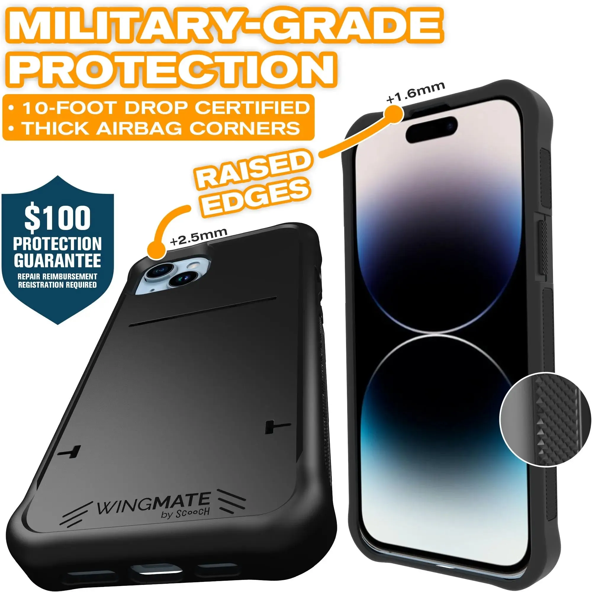 Wingmate for iPhone 15 Plus